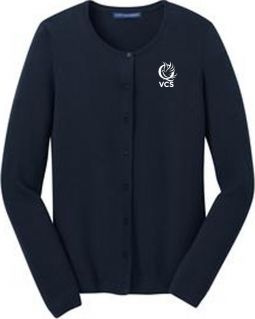 Ladies Cardigan, Navy